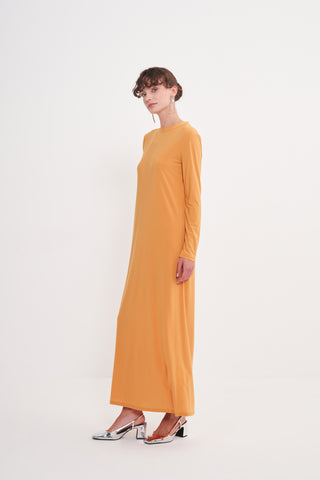 Sandy İçlik Elbise - turuncu