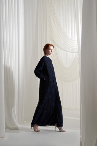 Dantelli Krep Ferace - lacivert