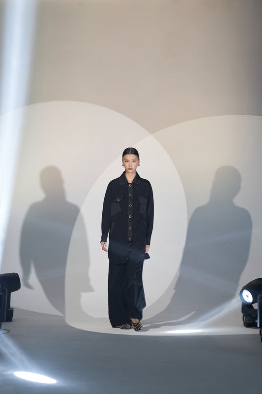 Cep Görünümlü Aksesuar Detaylı Takım - siyah