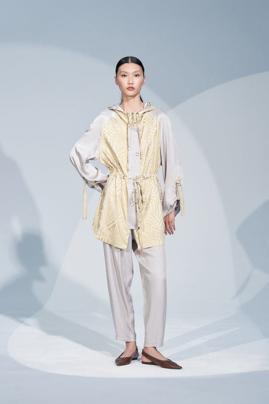 Ön Patlı Kapüşon Detaylı Jakarlı Takım